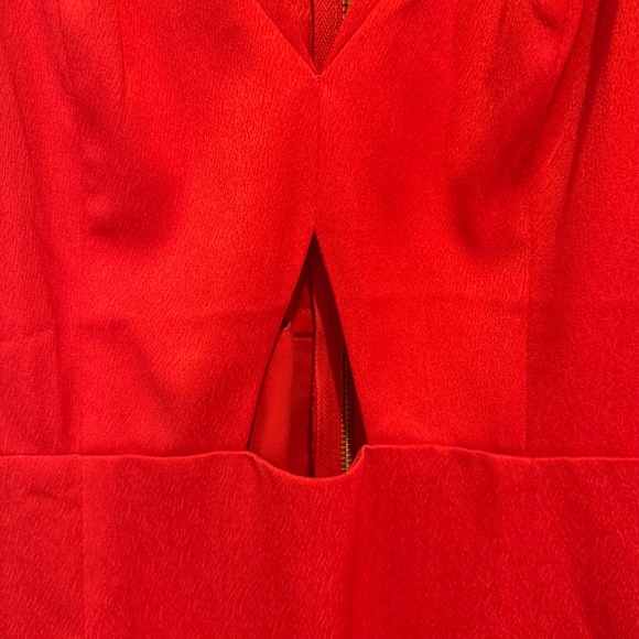 NBD - red mini dress with halter back - Picture 3 of 4